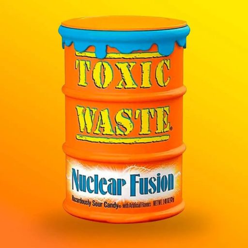 Toxic Waste Nukleáris fúzió extra savanyú cukorka 42g
