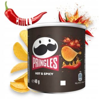 Pringles Hot & Spicy potato chips 40g