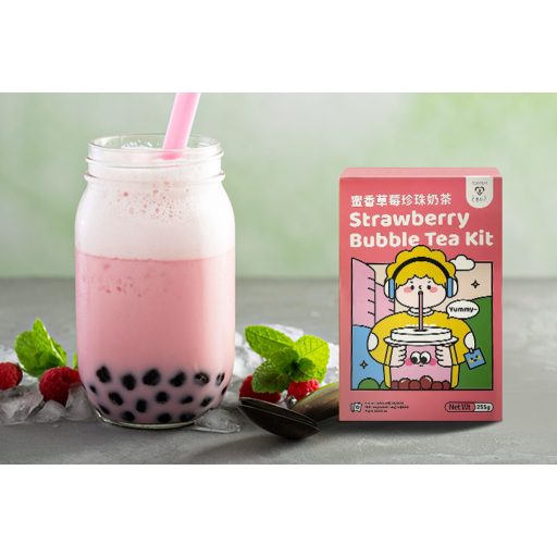 255克 Tokimeki 草莓味珍珠奶茶套装
