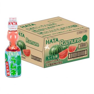   30瓶 Hatakosen Ramune 碳酸软饮料，西瓜味，200毫升