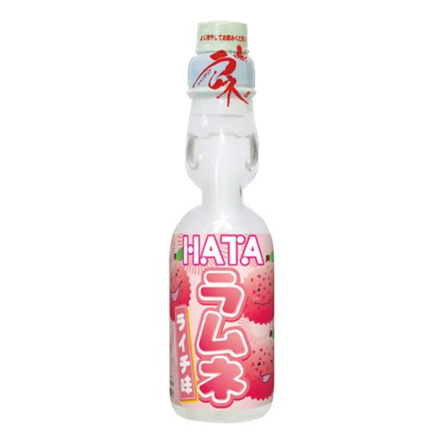 30x200ml Hatakosen Ramune Soda Lychee Flavour