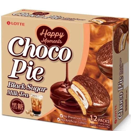 8x12*28G Lotte Brown Sugar Chocolate Pie