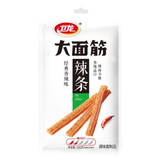 Wei Long Spicy and Spicy Wheat Strips (Latiao) 106g