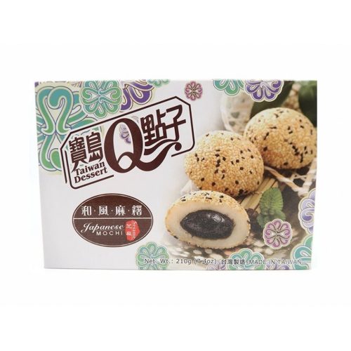 24x210g Taiwan Dessert Q Japán Mochi Szezámmag Ízesítéssel