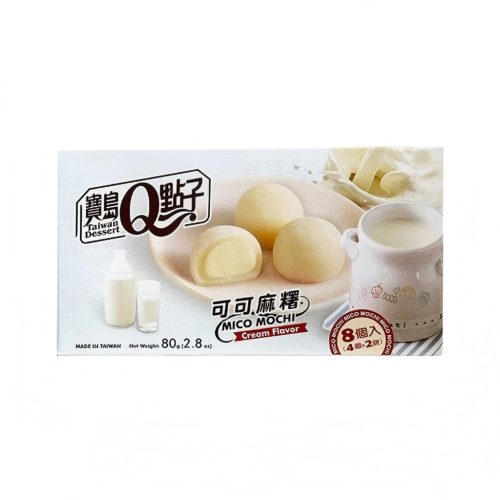 24x80g Taiwan Dessert Q Mini Mochi Tej Ízesítéssel
