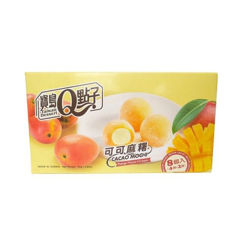 24x80g Taiwan Dessert Q Mini Mochi Mangó Ízesítéssel
