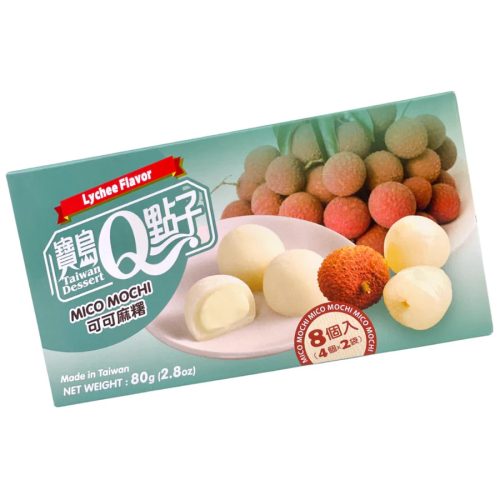 24x80g Taiwan Dessert Q Mini Mochi Licsi Ízesítéssel