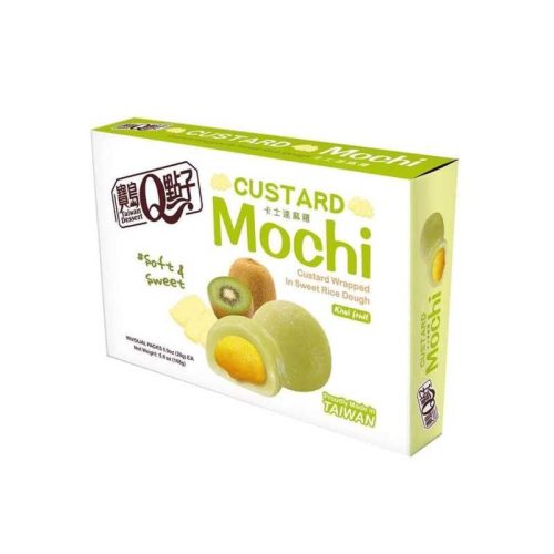 24x168g Taiwan Dessert Q Mini Krémes Mochi Kiwi Ízesítéssel