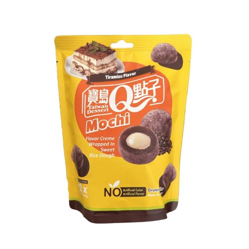12x180g Taiwan Dessert Q Mini Mochi Tiramisu Ízesítéssel