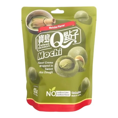 12x180g Taiwan Dessert Q Mini Mochi Matcha Ízesítéssel