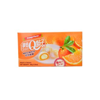 80g TW Q Mico Mochi – narancs ízű