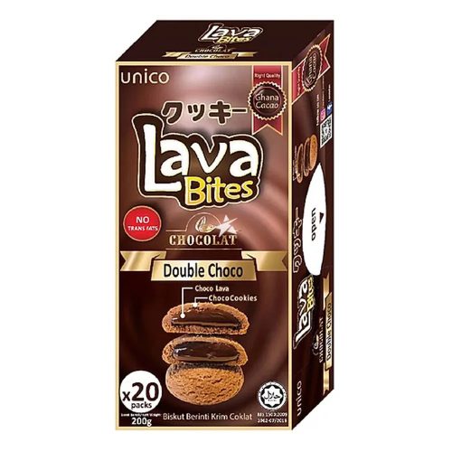 30x200G MY Lava Bites Dupla csokis keksz