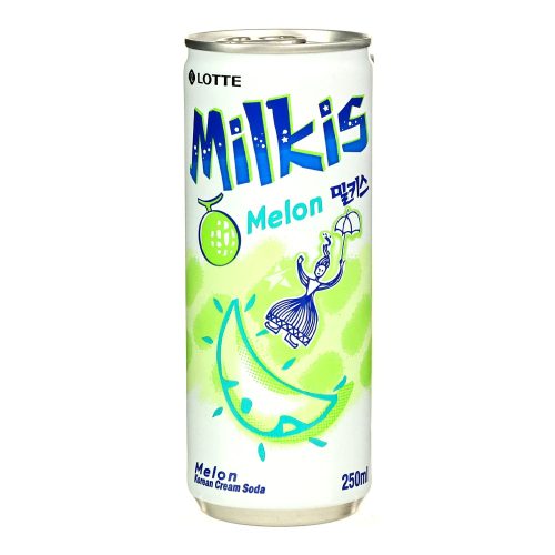30x250ml Lotte Milkis Szénsavas Tejes Üdítőital Dinnye Ízesítéssel