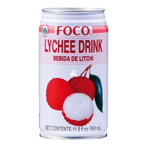 24x350ml FOCO Gyümölcslé Licsi Ízesítéssel