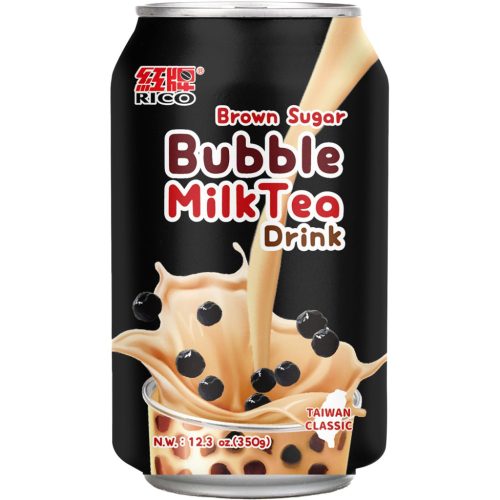 24x340ml RICO Bubble Milk Tea Ital Taro Ízesítéssel
