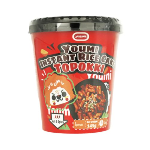 30x115 g Yopokki Instant Rizstorta Csészében, Csípős Ízesítéssel