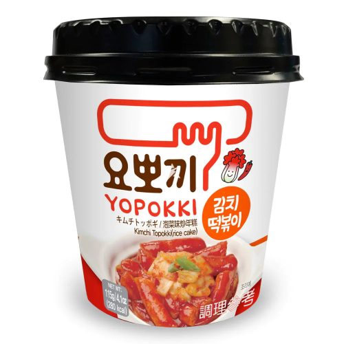 30x115 g Yopokki instant rizstorta csésze Kimchi ízben