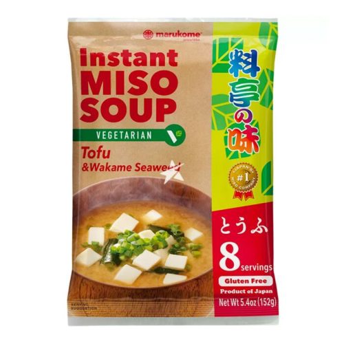 10x152G MARUKOME Instant Miso Soup Tofu and Wakame