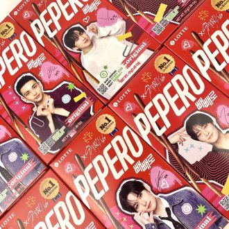   Lotte Pepero Original Random Member Cover 54g Stray Kids Edition