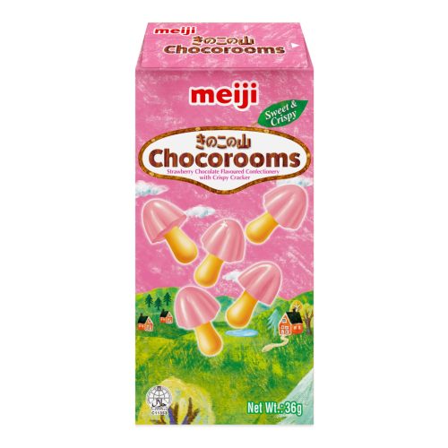 40x36g Meiji Chocorooms – Epres Csokoládés Ropogós Nasi
