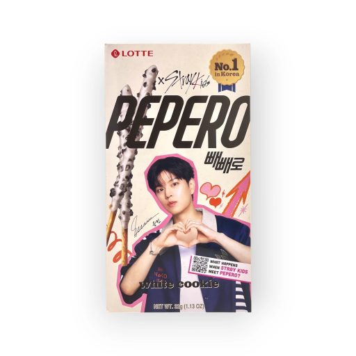 Lotte Pepero White Cookie Random Member Cover 32g Stray Kids Edition