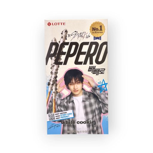 Lotte Pepero White Cookie Random Member Cover 32g Stray Kids Edition