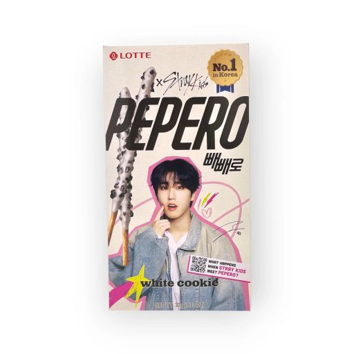 Lotte Pepero White Cookie Random Member Cover 32g Stray Kids Edition