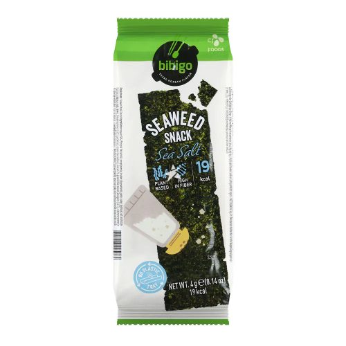 36x4g CJ Bibigo Alga Snack Tengeri Só Ízesítéssel