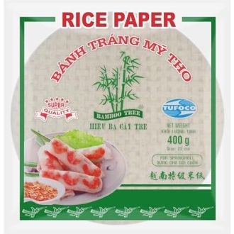 400G BAMBOOTREE rice sheet for summer rolls (22 cm, round)