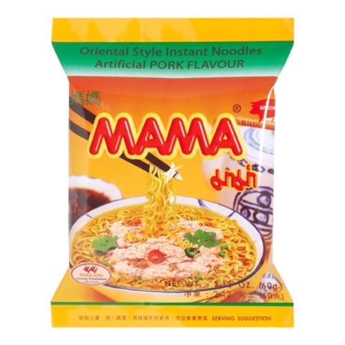 30x60g Mama Brand Oriental Style Instant Tészta Sertés Ízesítéssel