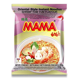 60克妈妈牌东方风味虾仁冬阴功味方便面