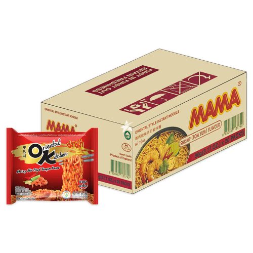 20x85g Mama Brand Oriental Kitchen Instant Pirított Tészta Tom Yum Ízesítéssel
