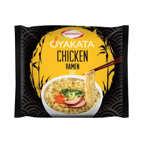 22x89g Ajinomoto OYAKATA Instant Ramen Tészta, Csirke Ízesítéssel