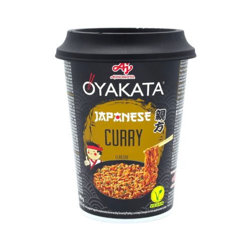 8x90g OYAKATA Instant Cup Japán Tészta Curry Ízesítéssel