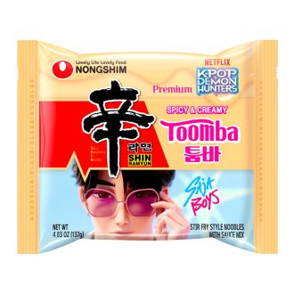   137g Nongshim Shin Ramyun Toasted Ramen Noodles with Toomba Spicy and Creamy Flavor