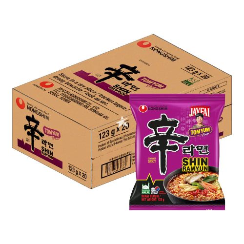 20x120g Nongshim Shin Ramyun Tom Yum Ízesítéssel