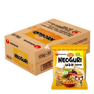   20DB Nongshim Neoguri Ramyun Tenger Gyümölcsei és Enyhén Csípős Ízesítéssel 120g