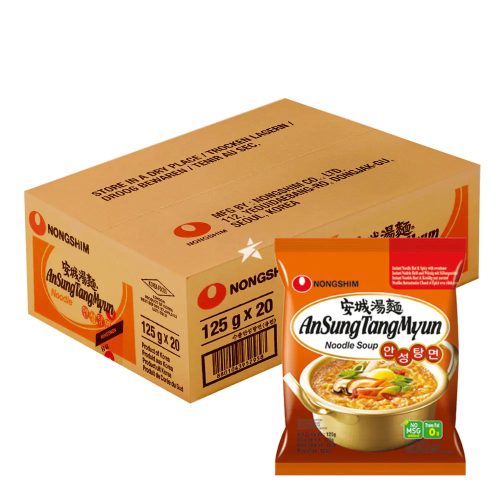 20x125g Nongshim Ansung Tang Myun Instant Tészta