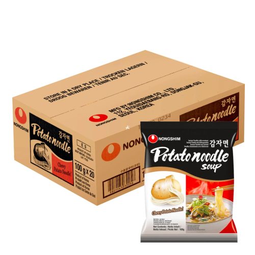 20x100g Nonshim Ramyun Tészta Krumplileves Ízesítéssel