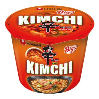 112g Nongshim Tésztaleves Kimchi Ízesítéssel Tálban