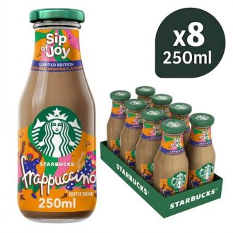   8DB Starbucks Frappuccino Caramel Brownie ízű kávés tejital 250ml