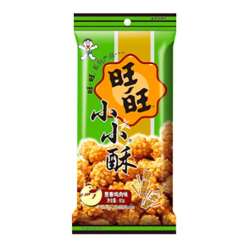 20×60g Want Want Mini Rizskeksz Hagyma-Csirkés Ízesítéssel