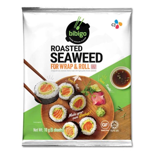 50x10g CJ Bibigo Pirított Tengeri Alga – Tekercsekhez