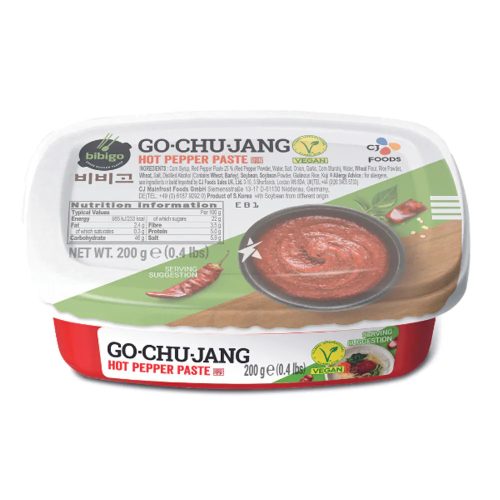 32x200g CJ Bibigo Erős Pirospaprika Paszta – Gochujang