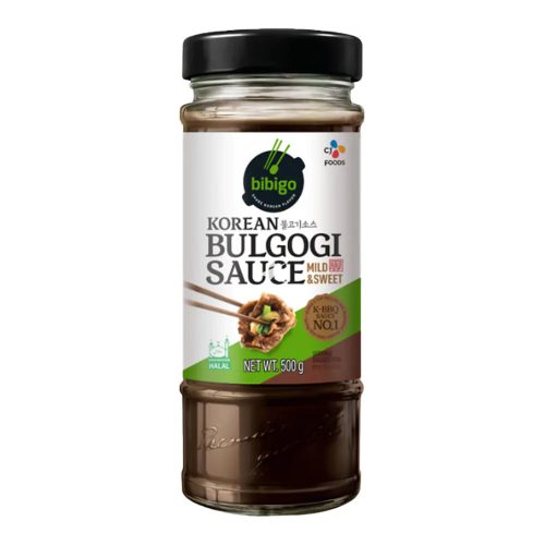 12x500g CJ Bibigo Bulgogi BBQ Szósz – Enyhén Édes és Fűszeres (Halal)