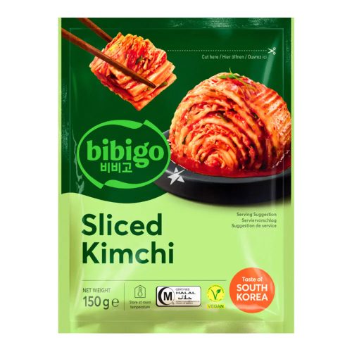 40x150g CJ Bibigo Hűtést Nem Igénylő Szeletelt Kimchi