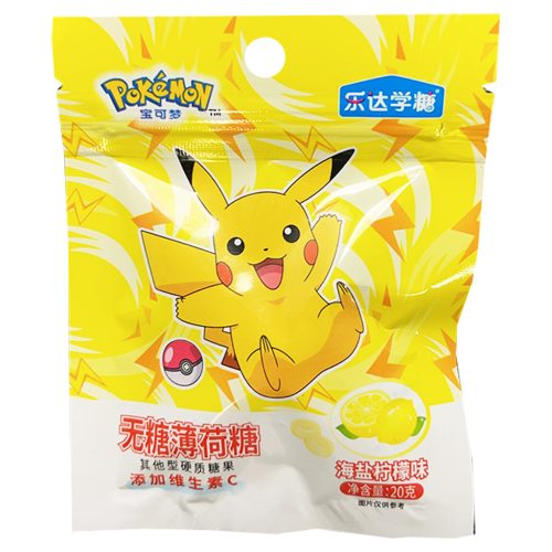 12x20G Leda Xuetang Pokemon Lollipop Mints Sea Salt Lemon Flavor (B24)