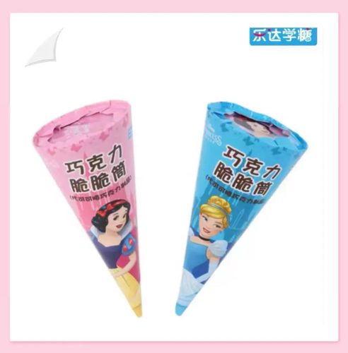 36x80G Leda Xuetang Pokemon Disney Princess Chocolate Crunchy Cone (D22)