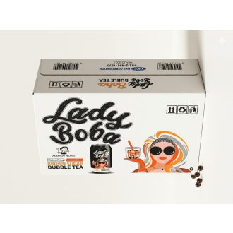 24DB LadyBoba barna cukros buborékos tea 315ml