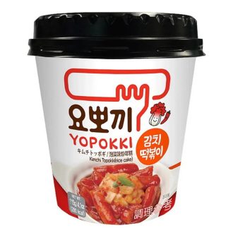   Young Poong Yopokki Kimchi ízű instant tteokbokki poharas - 115g